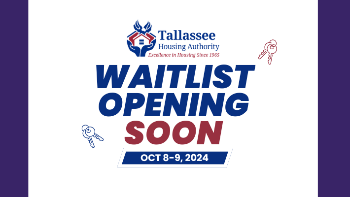 Tallahassee Waitlist Opening soon website banner